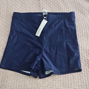 BloomChic Navy Blue Swim Short
